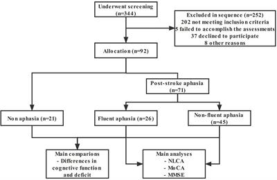 Comparison of three cognitive assessment methods in post-stroke aphasia patients